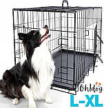 Клітка для собак металева AML L (91Х57Х64), фото 8