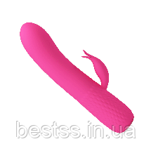 Вібратор із додатковим стимулятором клітора та 12 режимами вібрації Pretty Love Tim Vibrator Pink – для яскравих фантазій, фото 4