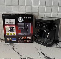 Рожковые кофеварки Crownberg кофеварка бытовая для дома кухни 1200Вт кофеварки с капучинатором 4.3кг кофемашина латте