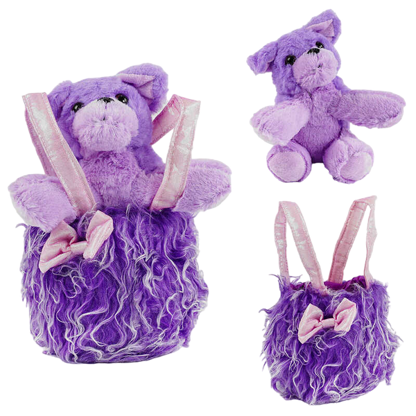 Сумочка дитяча з іграшкою Фіолетова