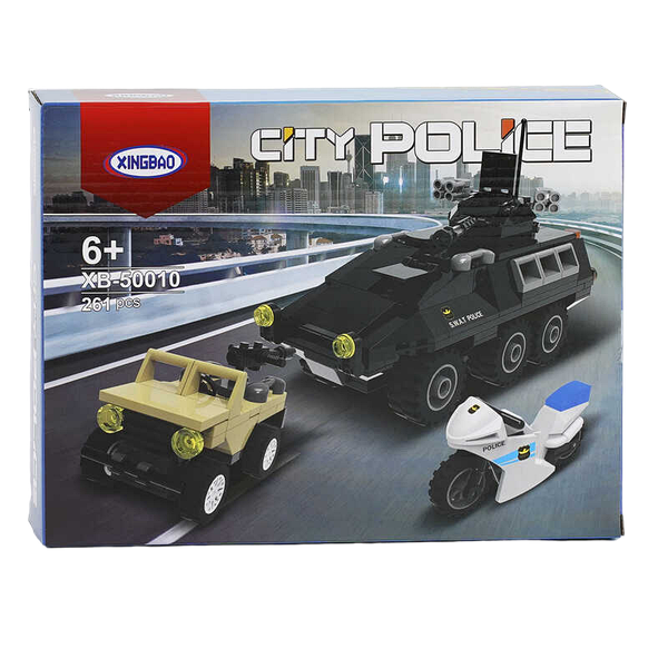 Конструктор Спецзавдання City Police 261 деталь XingBao