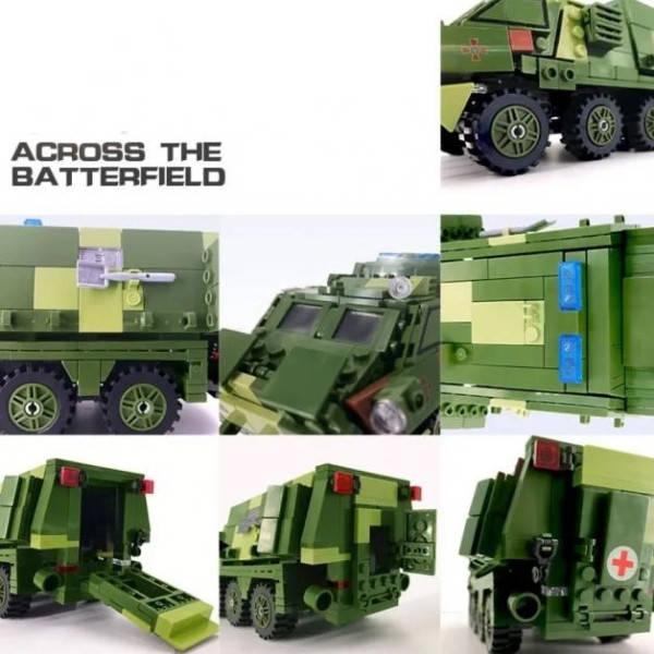 Конструктор БТР 481 деталь Across the Battlefield