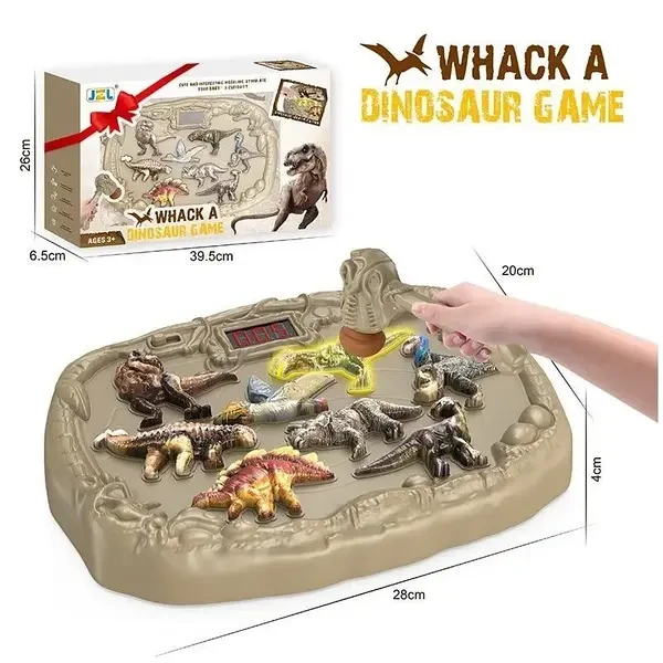 Іграшка стукалка Динозаври з підсвічуванням та музикою