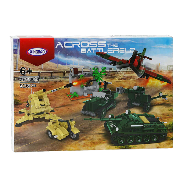 Конструктор Across the Battlefield 926 деталей ХВ 50014 XingBao