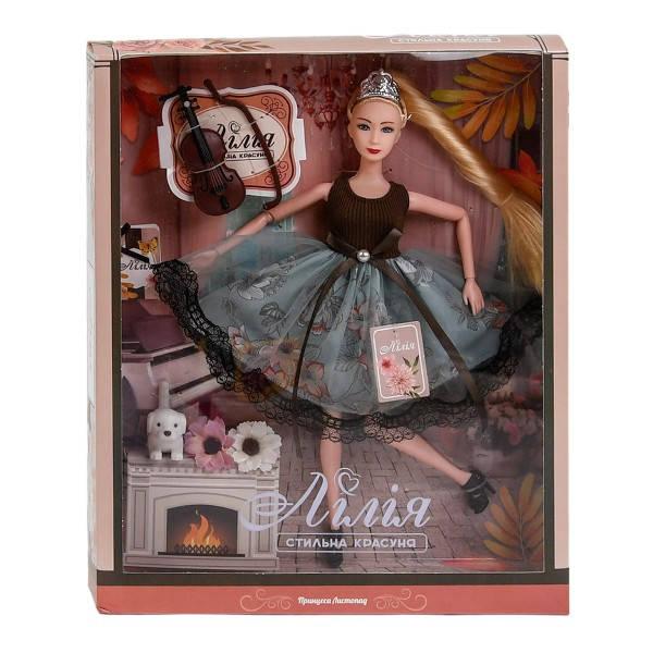 Лялька Лілія. Принцеса Листопада зі скрипкою TK Group