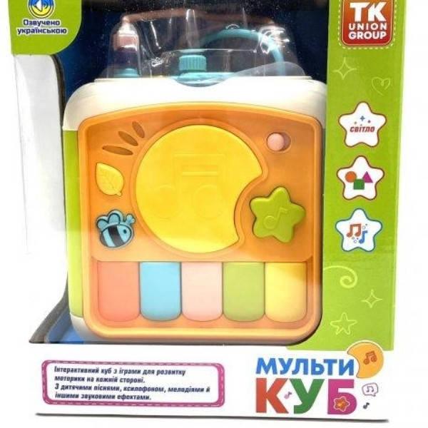 Куб розвиваючий Ксилофон, казки, підсвічування TK Group