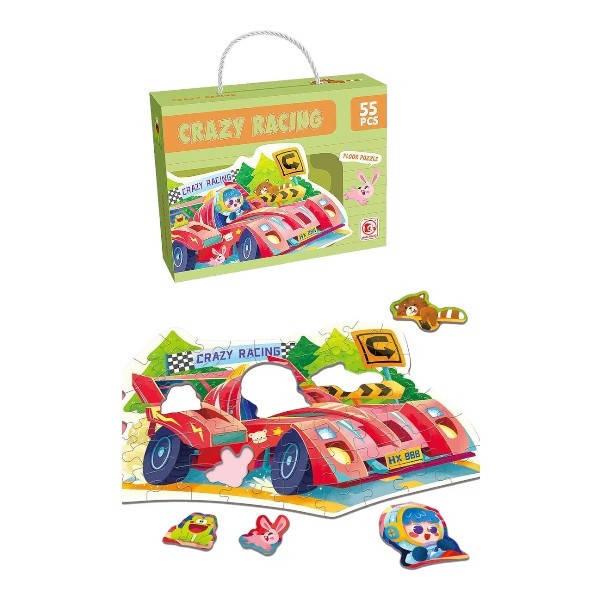 Пазли Лісові гонки 55 деталей 88737 Crazy Racing