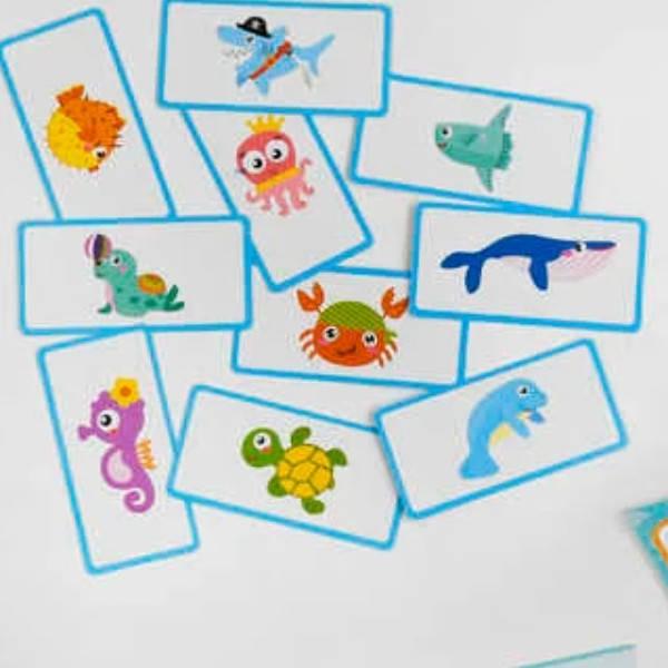 Магнітна дошка навчальна Морські жителі 10 карток С-47879 Ocean Puzzle