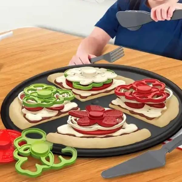 Набір ігрової піци для розвитку дрібної моторики XJ 350 Gourmet