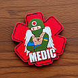 Патч / шеврон червоний «Medic», фото 2
