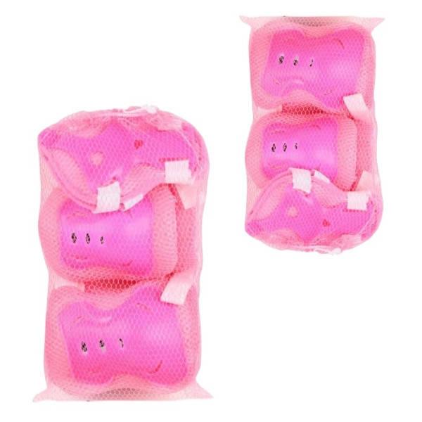 Набір захисту дитячий зі світловідбивачами 4+ Рожевий