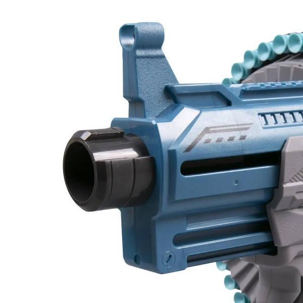 Іграшковий автомат з м'якими патронами на присосці 40шт Blaster Shots Синій