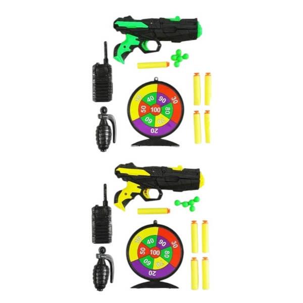 Набір ігровий 2 пістолета та патрони YD 6668 А Чорний