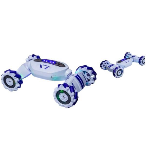 Машинка на керуванні браслетом Storm Stunt 360 на акумуляторі з підсвічуванням Біла з Синім