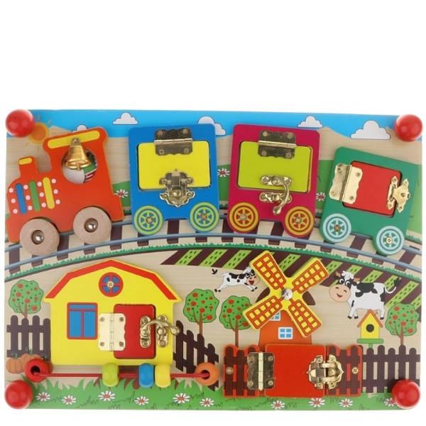 Бізіборд Паровозик З 31384 Різнокольоровий