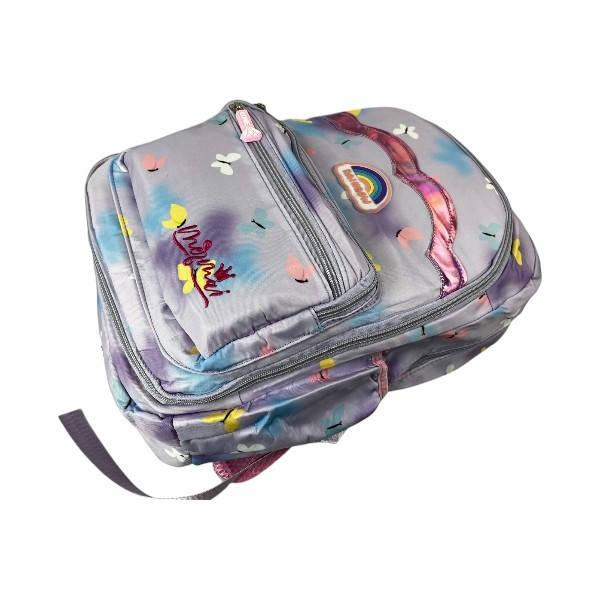 Дитячий шкільний рюкзак для дівчаток Метелики Фіолетовий