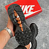 Nike Air Max 95 black grey чоловічі кросівки Найк аір макс чорні з сірим на осінь, фото 7