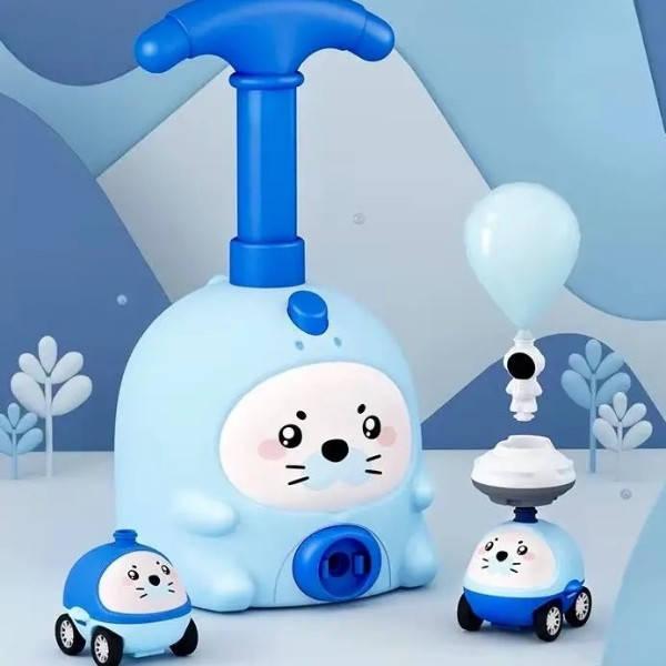 Аеромобіль з повітряними кульками Balloon Inertia Car D8811 Блакитний