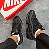 Nike Air Max 95 black grey чоловічі кросівки Найк аір макс чорні з сірим на осінь, фото 9