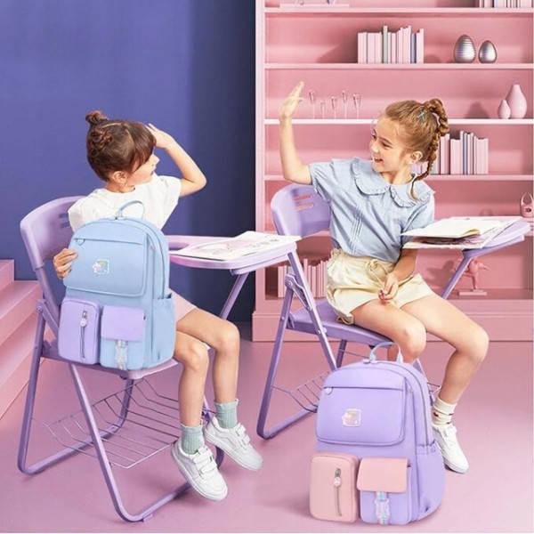 Рюкзак шкільний на 1 відділення 33*13*43см З 72837 Бузковий