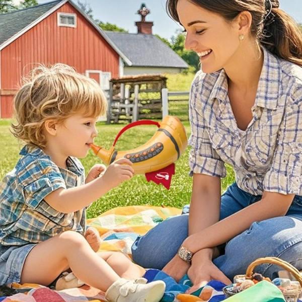 Горн з імітацією 30 звуків тварин Animal Caller Жовтий