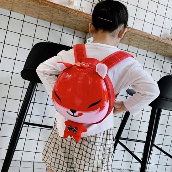 Рюкзак дитячий на 1 відділення з пластиковим корпусом С28668 Лисеня