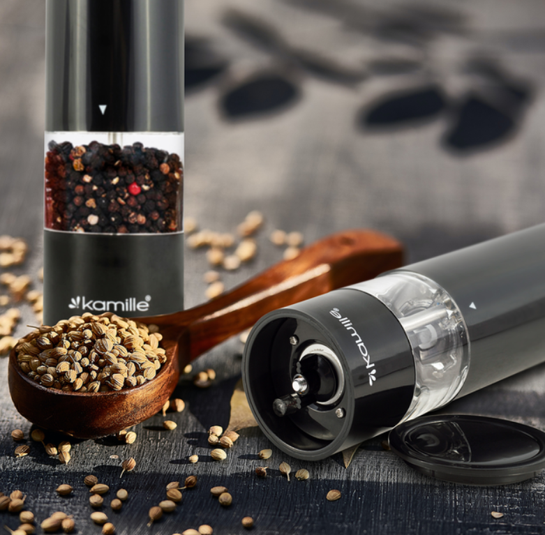 Млин електричний для спецій Kamille 22х5,3 см, фото 1
