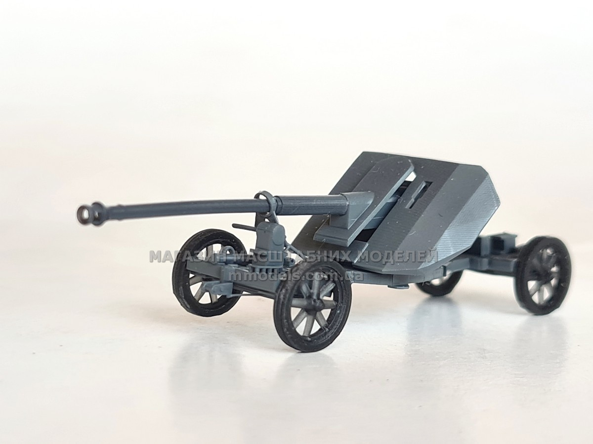 Модель для складання - 88-мм дивізійна гармата 88 mm Pak 43, масштаб 1/87, H0, фото 1