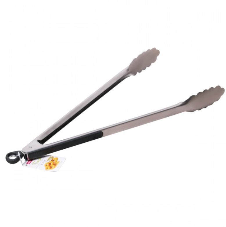 Щипці кухонні 35,5 см Kamille із нержавіючої сталі, фото 1