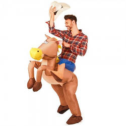 Надувний костюм дорослий Садник (в асорт.)