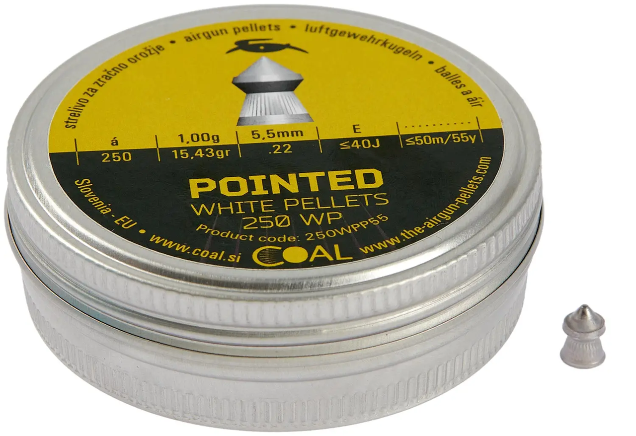 Кулі Coal Pointed 5.5мм, 1г, 250шт ASG