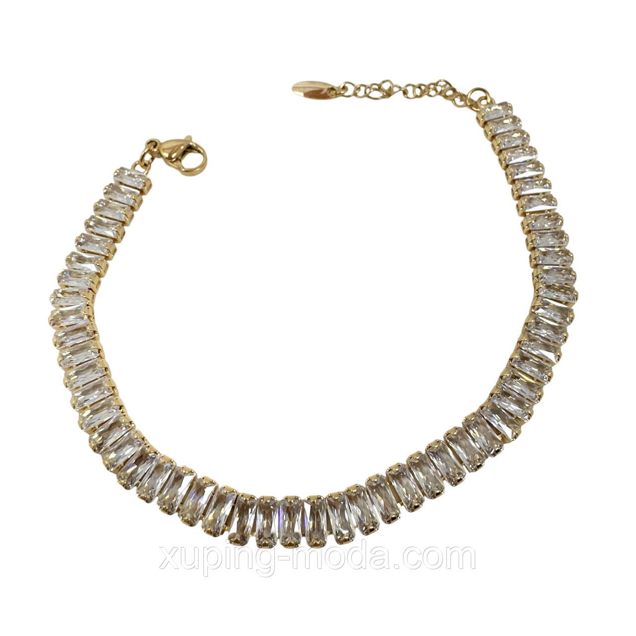 Браслет ксюпінг. 17+3 см. 18к, фото 1