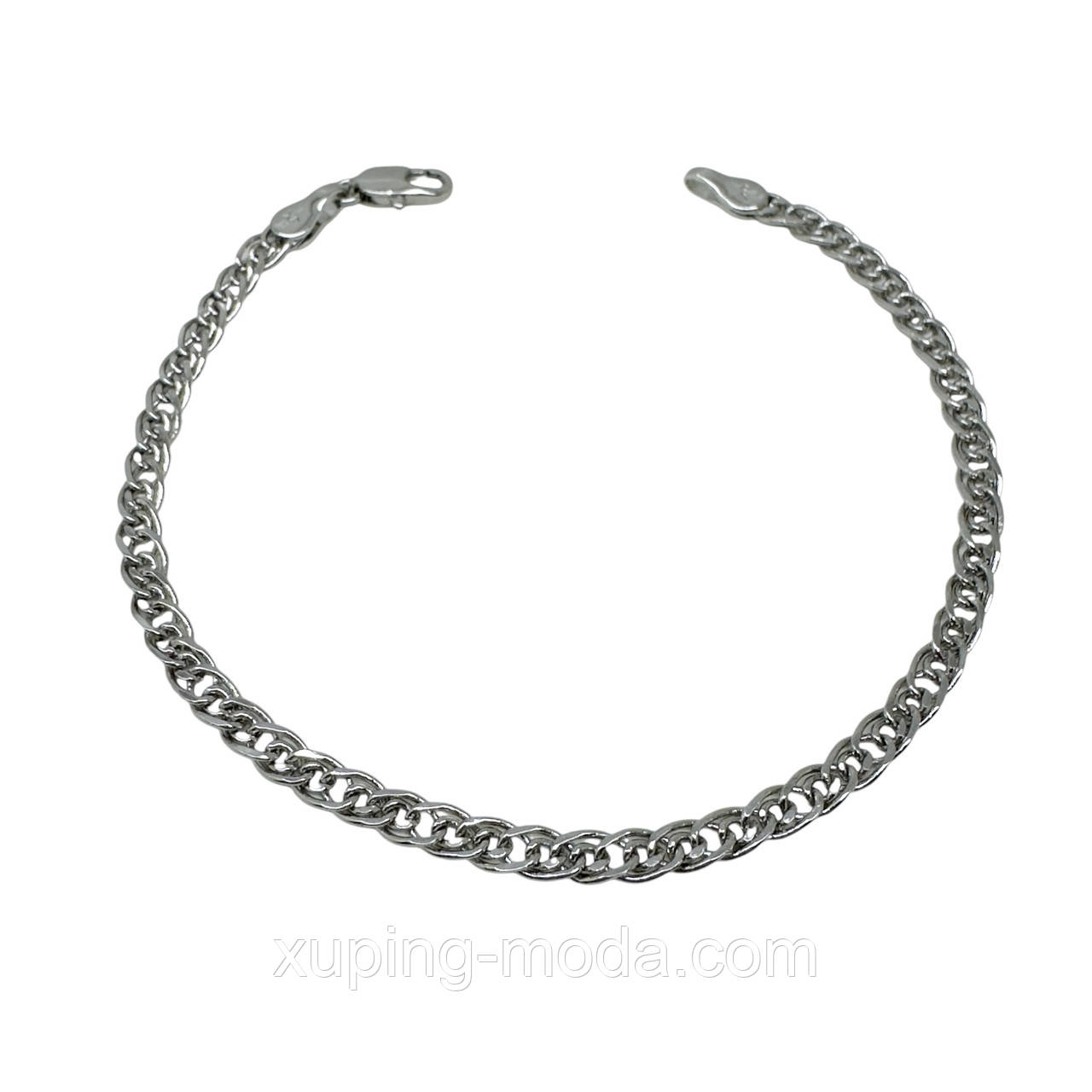 19см. Браслет ксюпінг. Родій, фото 1