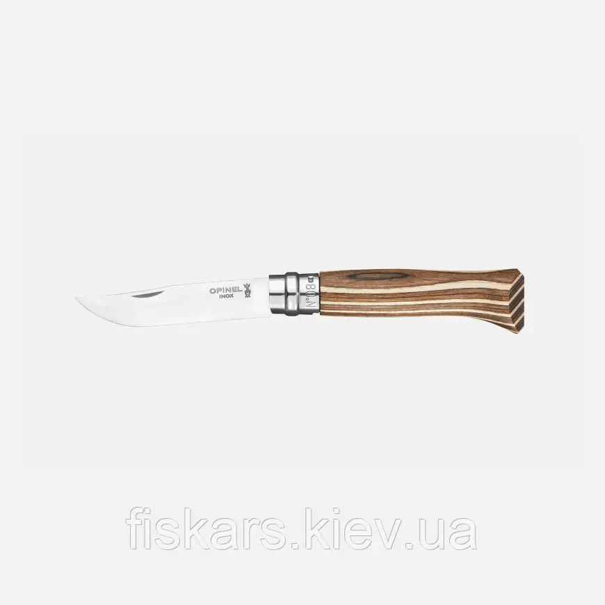 Ніж Opinel Luxury Laminated Birch No.08 VRI Brown (002388)