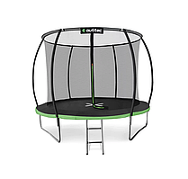 Батут OUTTEC Pumpkin з внутрішньою сіткою 10 футів 312 см чорно-зелений