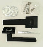 Ручки дверні USK A-90040 Ultra Чорні, фото 4