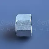 Заглушка різьбова нержавіюча DN25 (1") внутрішня різьба BSPP, н/ж сталь AISI304, Class 150, восьмигранна, фото 5