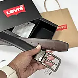 Чоловічий подарунковий набір (ремінь та гаманець) Levis (519), фото 7