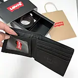 Чоловічий подарунковий набір (ремінь та гаманець) Levis (519), фото 4