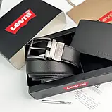 Чоловічий подарунковий набір (ремінь та гаманець) Levis (519), фото 9