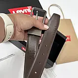 Чоловічий подарунковий набір (ремінь та гаманець) Levis (519), фото 8