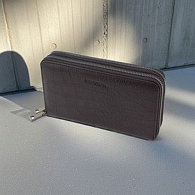 Чоловічий шкіряний клатч на два відділення Marco Coverna (0259)