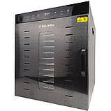 Професійний дегідратор Tekhniko DH-12H-BK (12 лотків) – сушарка для фруктів, овочів, пастили, м’яса та риби, фото 3