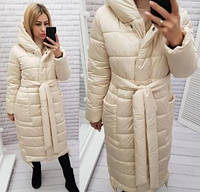 Пуховик арт. А-032 молоко, Женская куртка, Акция! Низкая Цена!