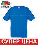 Футболка чоловіча синя легка (яскраво-синій) Original T Fruit of the Loom 54, Яскраво-синій, фото 6