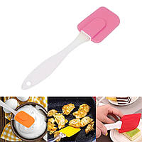 Лопатка кухонна силіконова 18.5 см Рожевий
