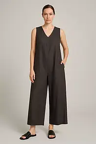 Комбінезон графіт лляний KAPTSOVA MKKS9056-3