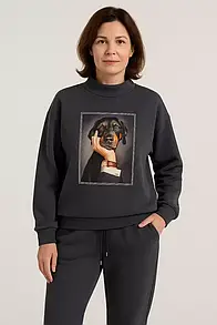 Костюм спорт сірий собака MKKS8976