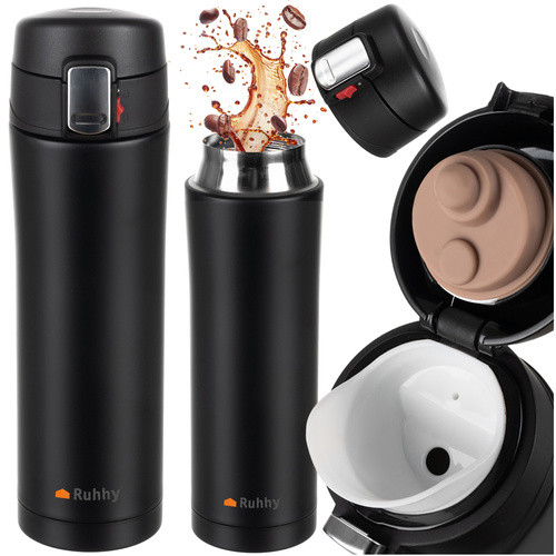 Термочашка Ruhhy 25114 герметична з носиком термос 440 мл., фото 1
