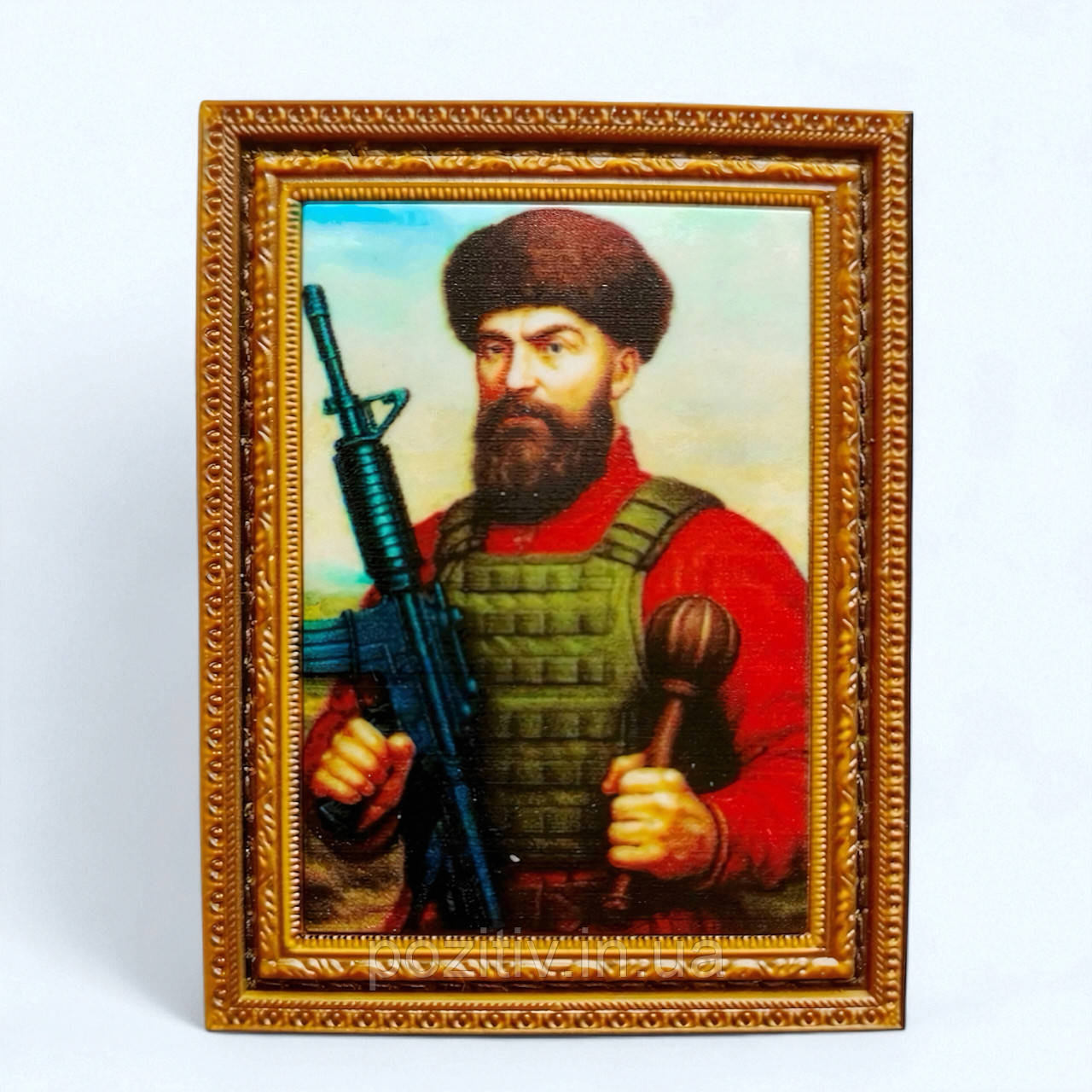 Шеврон Гетман на липучці ПВХ, фото 1